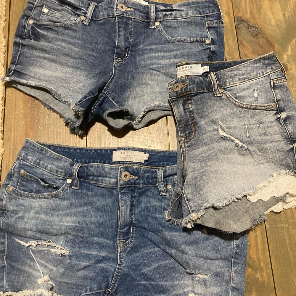 Torrid Lot of 3 size 10 Jean Shorts